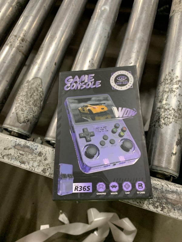 Photo 1 of R36S Handheld Game Console Retro Gaming Console Portable Handheld Retro Game Console Preloaded with Built-in Games Handheld Emulator Console (64, GB)