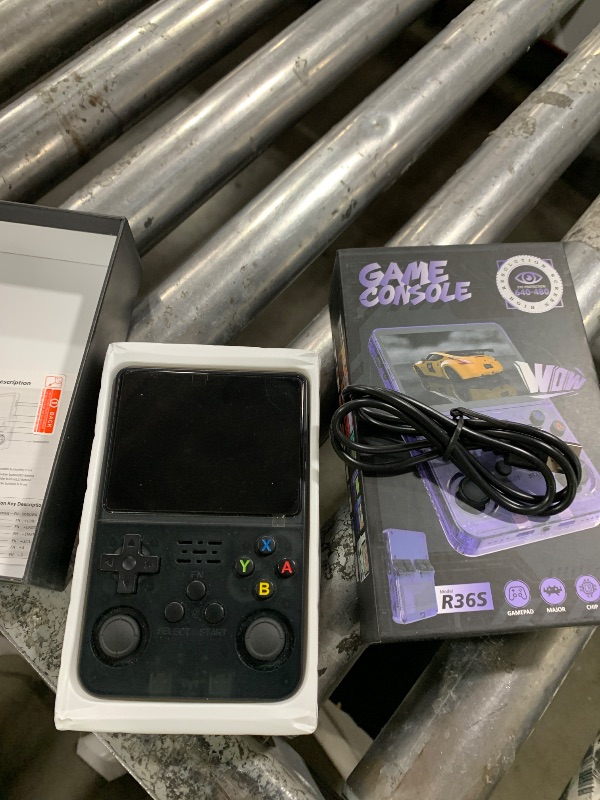 Photo 1 of R36S Handheld Game Console Retro Gaming Console Portable Handheld Retro Game Console Preloaded with Built-in Games Handheld Emulator Console (64, GB)