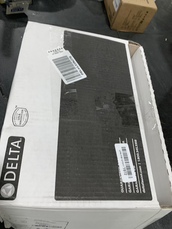 Photo 1 of Delta Modern 14 Series Round Rain Shower Faucet Set, Brushed Gold Shower Head and Handle Set, Valve Trim Kit, Champagne Bronze T14269-CZ-PP (Valve Not Included)