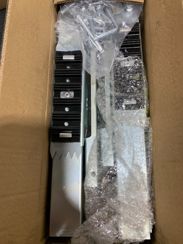 Photo 1 of Ladder Leveler Pair for Extension Ladder, Adjustable Extension Ladder Leg Ground Leveler, with Anti-Slip Pattern Steel Pole,Ladder Levelers for Extension Ladders