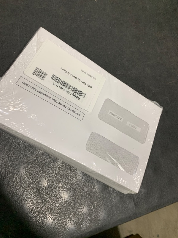 Photo 1 of 100 1099 Envelopes Designed For 1099 Misc, INT, 1099-R, And 1095-C, Laser Forms from Quickbooks or Similar Tax Software -Double-Window Security Envelope, Gummed Flap, 5 5/8 Inch x 9 Inch Pack of 100