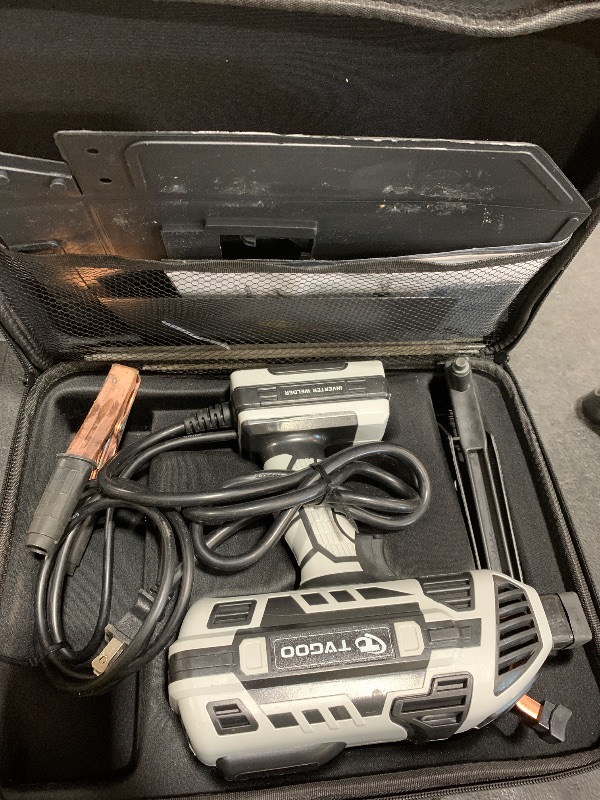 Photo 1 of Tvgoo Portable Handheld Welding Machine - 110V IGBT Inverter Handheld Welder, 20-120A Portable ARC Welder, Hot Start & Anti-Stick for 3/32"-1/8" Welding Rods, Father's Day Gift for Men(Grey)