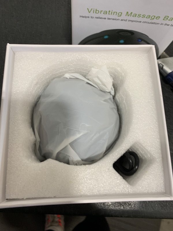 Photo 1 of Vibrating Massage Ball for Muscle Recovery – Deep Tissue Trigger Point Massager, 9cm Portable Fitness & Physical Therapy Ball, USB-C Rechargeable for Back, Neck, Feet & Gym Use