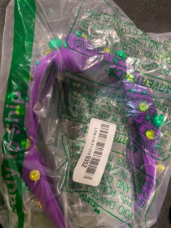 Photo 1 of " Mardi Gras Beads headband