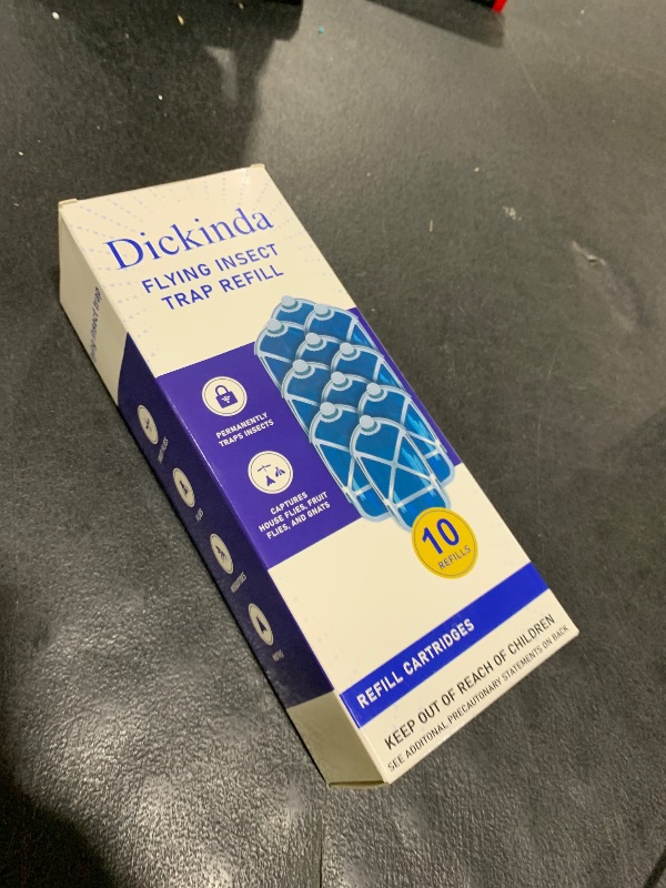 Photo 1 of 10 Pack Refill Cartridges, 2026 Upgraded Flying Insect Trap Refills Compatible with zzevo Flying Insect Trap Indoor Light M364 M364A Fully Compatible Size (10 Refill Cartridges)