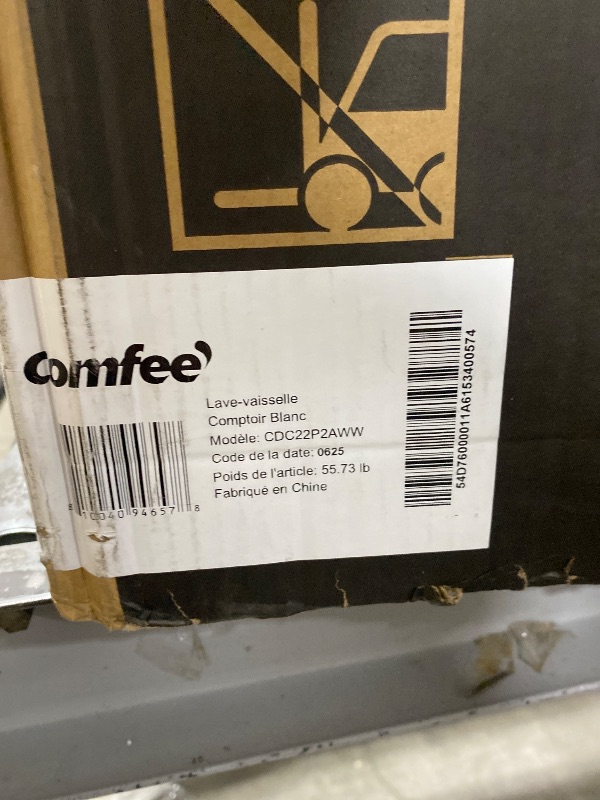 Photo 1 of COMFEE’ Portable Mini Dishwasher, Energy Star, Countertop, 6 Place Settings, with 8 Washing Programs, Speed, Baby-Care, ECO& Glass, Dish Washer for Dorm, RV& Apartment, White