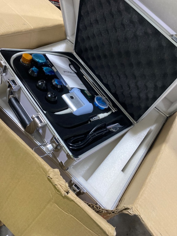 Photo 1 of 2026 MODOY Shockwave Therapy Machine for Joint/Muscle Pain Relief, FSA/HSA Eligible Shockwave Therapy, Non-Invasive Extracorporeal ESWT Shock Wave Therapy Device, Ideal for Home & Clinical Use(White)