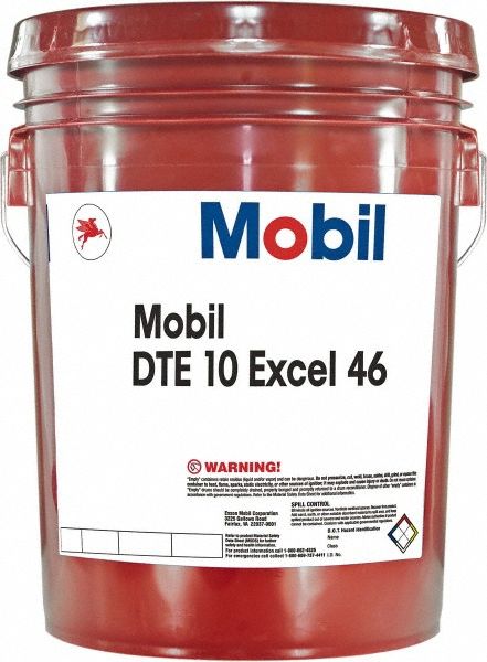 Photo 1 of Mobil DTE 10 Excel Hydraulic Machine Oil: 5 gal Pail, ISO 46

