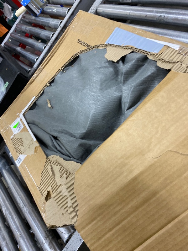 Photo 1 of Umbrauto Fiberglass Travel Trailer Cover Fits 8'-10' Trailers, Upgraded 7 Layers Top Camper RV Cover with Windproof Strap,Adhesive Repair Patches