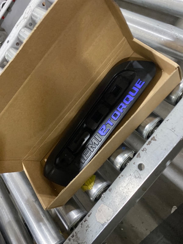 Photo 1 of 2pack OEM 1500 Etorque Exterior Badges Emblems Left Right Side Badges Hood 3D ABS Compatible with fits 1500 68500542AA 68500541AA (Black Blue)