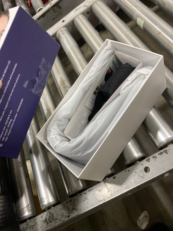 Photo 1 of Red Light Therapy Neck Brace - 660nm Red & 850nm Infrared LED Heated Cervical Collar for Neck Pain Relief & Support, Adjustable Wireless Cervical Collar for Office, Sleeping, at-Home Therapy (Grey)