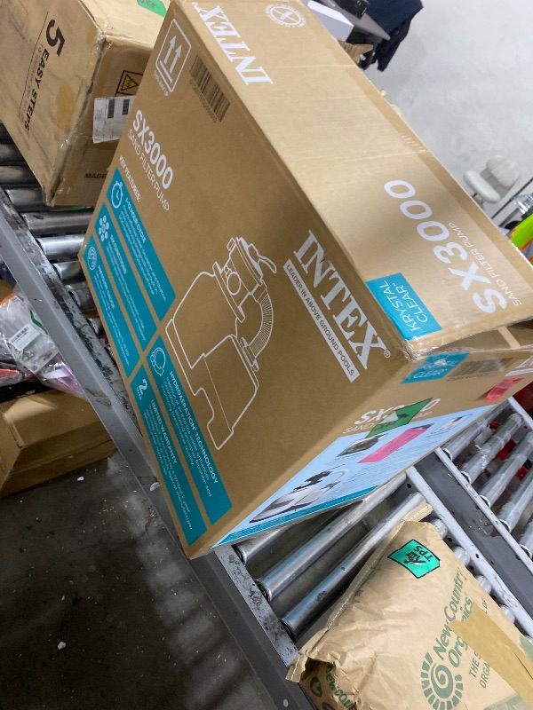 Photo 1 of Intex 26651EG 3,000 GPH Above Ground Pool Sand Filter Pump with Automatic Timer