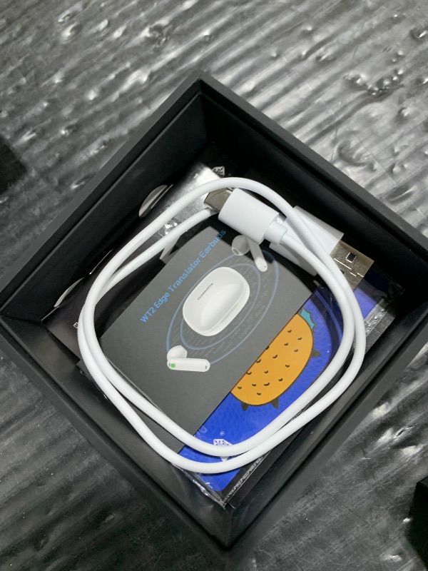 Photo 1 of Timekettle WT2 Edge Real-Time Translator Earbuds (Online/Offline, White)