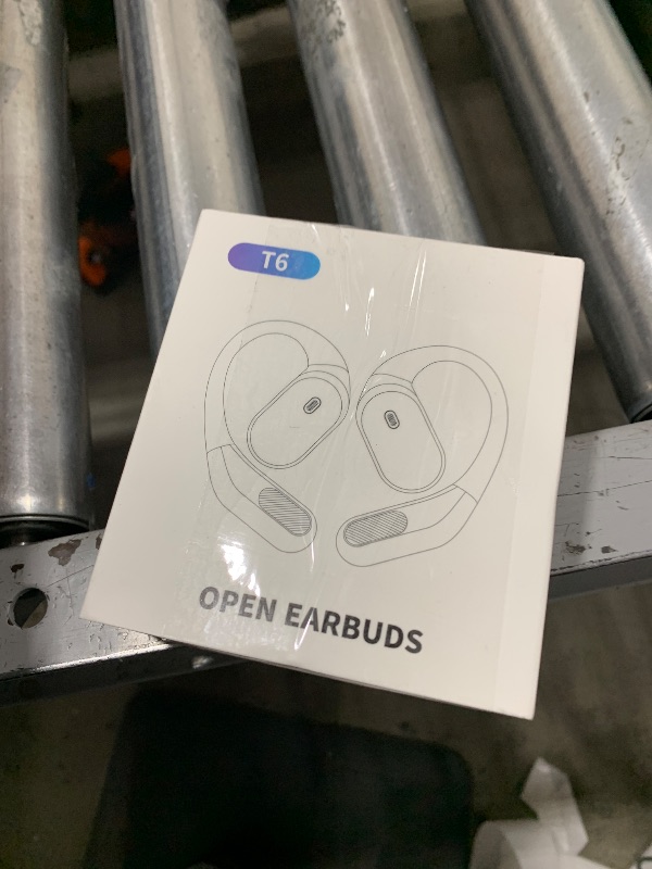 Photo 1 of Open Ear Wireless Earbuds Bluetooth 5.4 Headphones, 50H Playtime Stereo Earphones with ENC Noise Cancelling, IPX7 Waterproof Ear Buds with Ergonomic Earhook for Sports/Fitness/Travel/Workouts (Black)