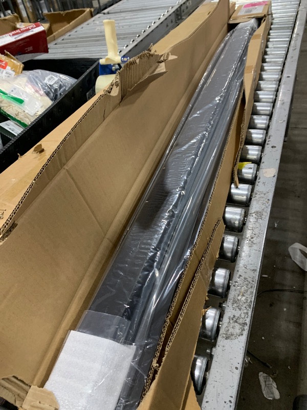 Photo 1 of Vezek 17 Ft Aluminum Handrail Stair Rail Metal Railing Grab Bar Kit Staircase Handrails Matte Black