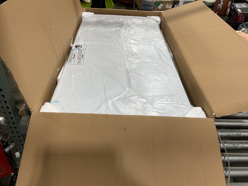 Photo 1 of 14 cu ft Chest Freezer - White, Large Storage for Families, Space-Saving Flat Back, Front Drain, Garage Ready - By Hamilton Beach