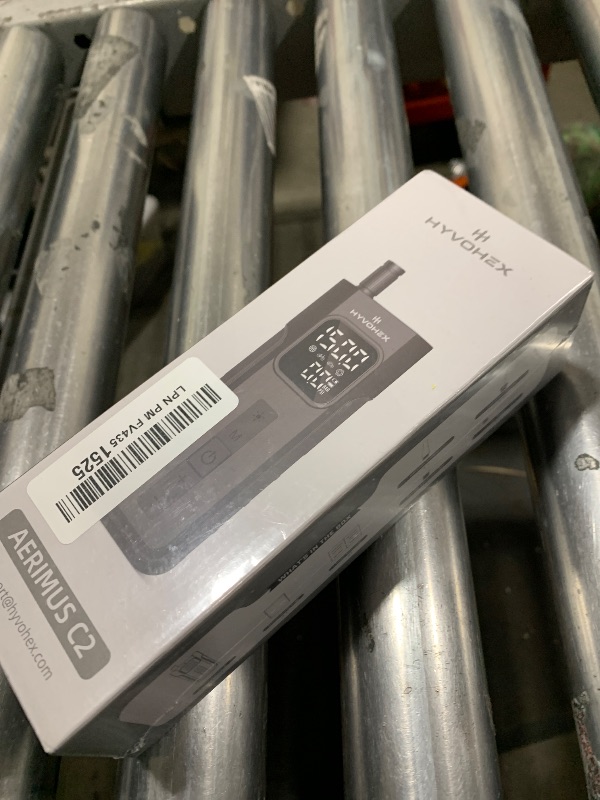 Photo 1 of Tire Inflator Portable Air Compressor, 1 Min Fast Inflation Cordless Bike Pump with Digital Pressure Gauge LED Light, 150 PSI Electric Air Pump for Car Tires, Bicycle, Motorcycle, Ball (Grey)