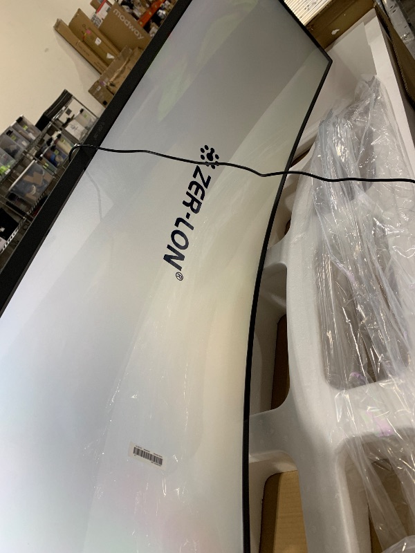 Photo 1 of Gawfolk 49 inch Ultra-Wide Curved 1500R Gaming Computer Monitor, DQHD(5120×1440), 165Hz, 1MS, FreeSync, 120% sRGB, Built-in speaker PC Screen, HDMI2.1 & DP1.4, Compatible Wall Mount 100*100mm- Black
