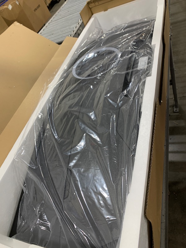 Photo 1 of Gawfolk 49 inch Ultra-Wide Curved 1500R Gaming Computer Monitor, DQHD(5120×1440), 165Hz, 1MS, FreeSync, 120% sRGB, Built-in speaker PC Screen, HDMI2.1 & DP1.4, Compatible Wall Mount 100*100mm- Black
