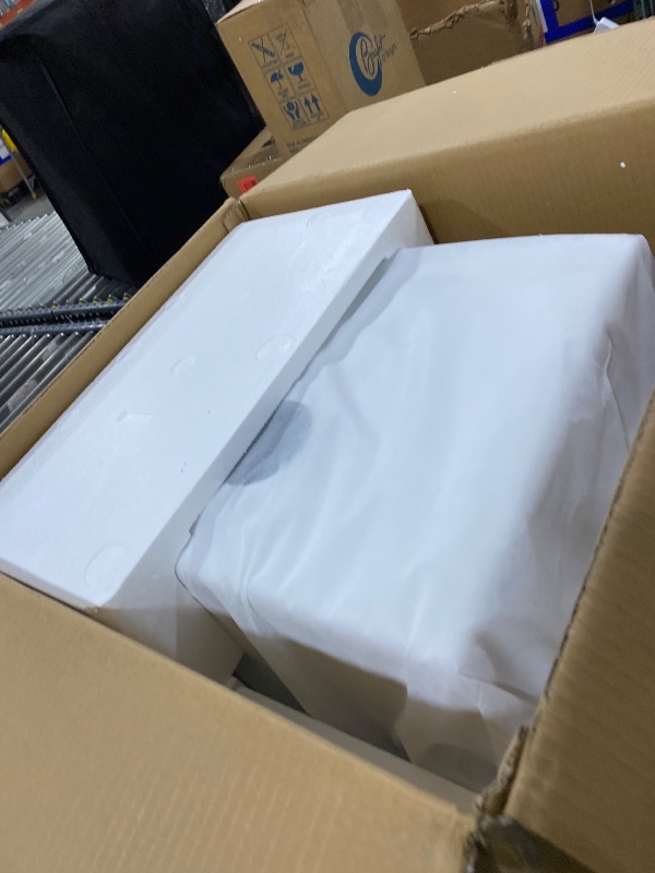 Photo 1 of GABETLET Quartz Kitchen Sink, 20 Inch White Undermount Kitchen Sinks, Deep Single Bowl Granite Composite Sink, Modern Sinks Providing Complete Accessories, Spacious Workspace and Easy Cleaning