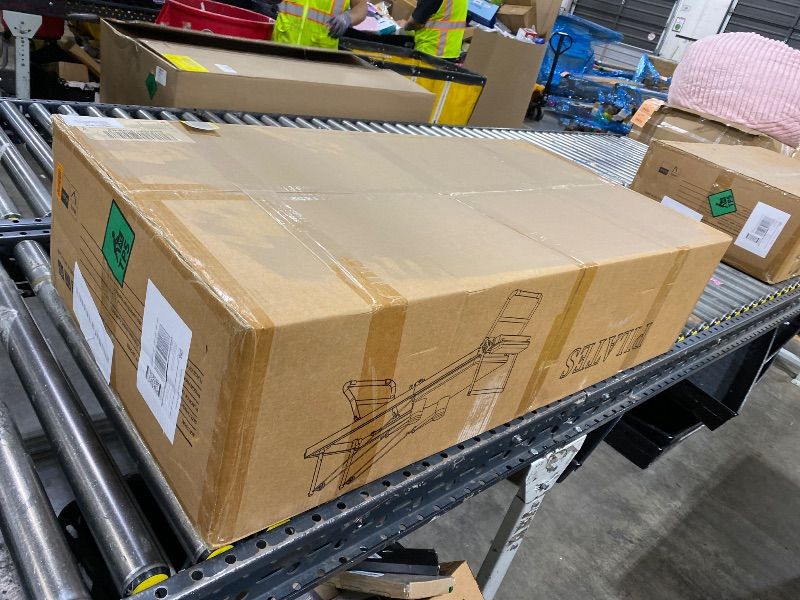 Photo 1 of Pilates Reformer Machine?Grey Foldable Pilates Reformer Equipment Home Indoor Workout Machine?for Home Gym Cardio Fitness Personal Indoor Sport Apparatus