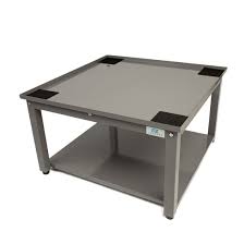 Photo 1 of EZ Laundry Pedestal 29" x 16" Washer and Dryer Platform Stand – Steel Frame, Grey