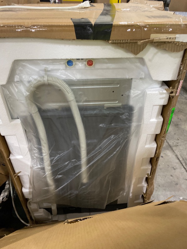 Photo 1 of BLACK+DECKER Small Portable Washer, Washing Machine for Household Use, Portable Washer 2.0 Cu. Ft. with 6 Cycles, Transparent Lid & LED Display