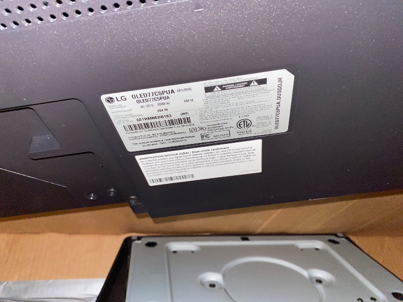 Photo 1 of LG 77-Inch Class OLED evo AI 4K C5 Series Smart TV w/Dolby Atmos, Dolby Vision, HDR10, AI Super Upscaling 4K, Filmmaker Mode, Wow Orchestra, Alexa Built-in (OLED77C5PUA, 2025)