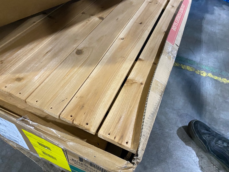 Photo 1 of Backyard Discovery Rosewood Falls Cedar Wood Swing Set with Monkey Bars, Clubhouse, Crow's Nest, Play Kitchen, Wave Slide, Rock Wall, Belt Swings, Web Swing, Half Door, Chalkboard, Outdoor Playset