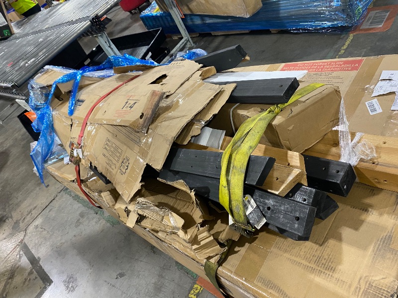 Photo 1 of Backyard Discovery Rosewood Falls Cedar Wood Swing Set with Monkey Bars, Clubhouse, Crow's Nest, Play Kitchen, Wave Slide, Rock Wall, Belt Swings, Web Swing, Half Door, Chalkboard, Outdoor Playset