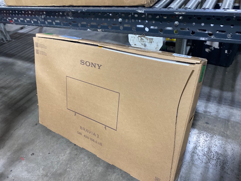 Photo 1 of Sony 43-Inch Class 4K Ultra HD BRAVIA 3 LED Smart TV with Google TV, Dolby Vision HDR, and Exclusive Features for PlayStation®5 (K-43S30)
