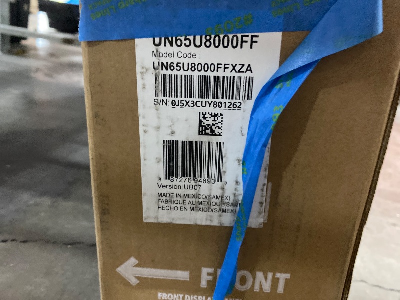 Photo 1 of Samsung 65-Inch Class Crystal UHD U8000F 4K Smart TV (2025 Model) Endless Free Content, Crystal Processor 4K, MetalStream Design, Knox Security, Alexa Built-in