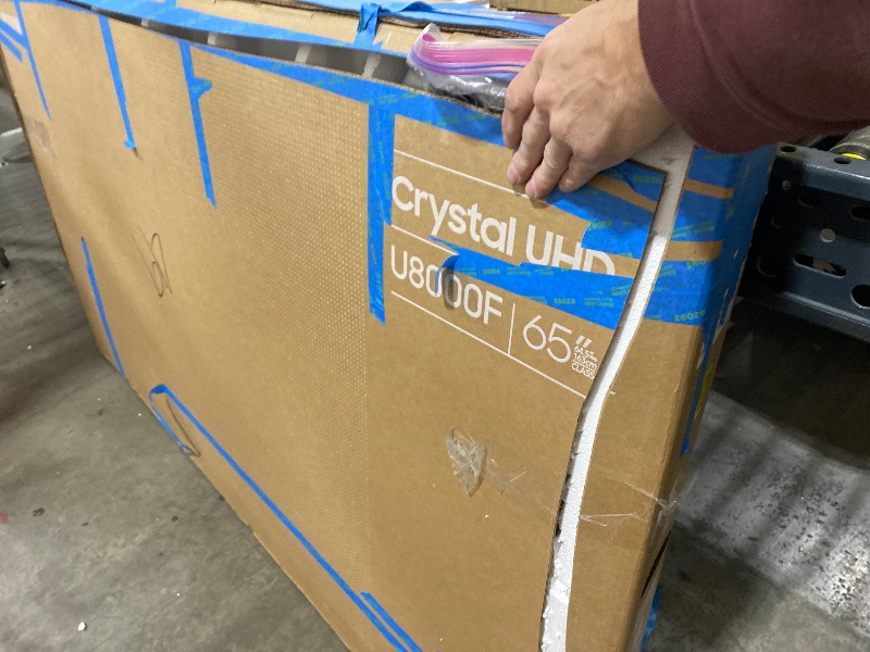 Photo 1 of Samsung 65-Inch Class Crystal UHD U8000F 4K Smart TV (2025 Model) Endless Free Content, Crystal Processor 4K, MetalStream Design, Knox Security, Alexa Built-in
