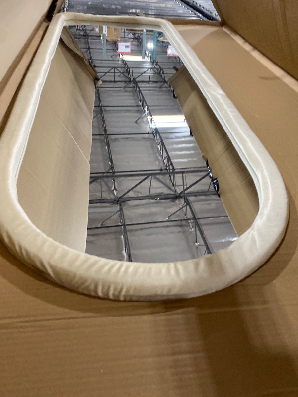 Photo 1 of  Mirror Full Length, Arched Full Length Mirror with Stand, Standing Floor Mirror Wall, Hanging or Leaning Large Full Body Mirrors for Bedroom Living Room (Black)