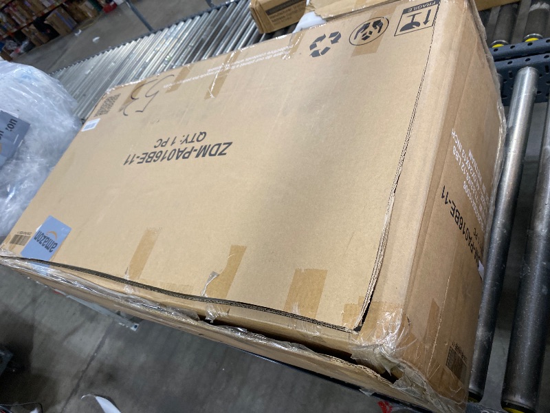 Photo 1 of Wisteria Lane Small Patio Furniture Set, All-Weather Wicker Outdoor Sectional with Cushions, L Shape Outdoor Couch with Storage Table, 3 Piece PE Rattan Patio Furniture for Balcony, Beige