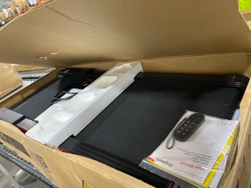 Photo 1 of Jogwell Walking Pad Treadmill with 20%/15%/12% Auto Incline, 350lbs Capacity Treadmills for Home Office Under 35dB, Spacious Running Area, Vertical Storage, 3/3.5HP Brushless, Ares 11 Elite Black