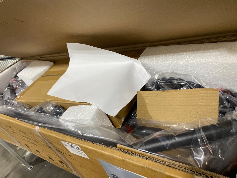 Photo 1 of Garvee Power Cage Power Rack with Dual Pulley System Multi-Function Squat Rack with Cable Crossover Home Gym Black