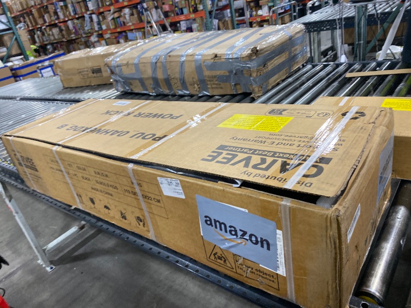 Photo 1 of Garvee Power Cage Power Rack with Dual Pulley System Multi-Function Squat Rack with Cable Crossover Home Gym Black