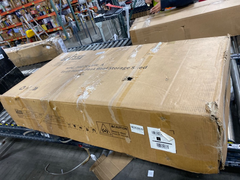 Photo 1 of 6x4ft plastic peak roof storage shed