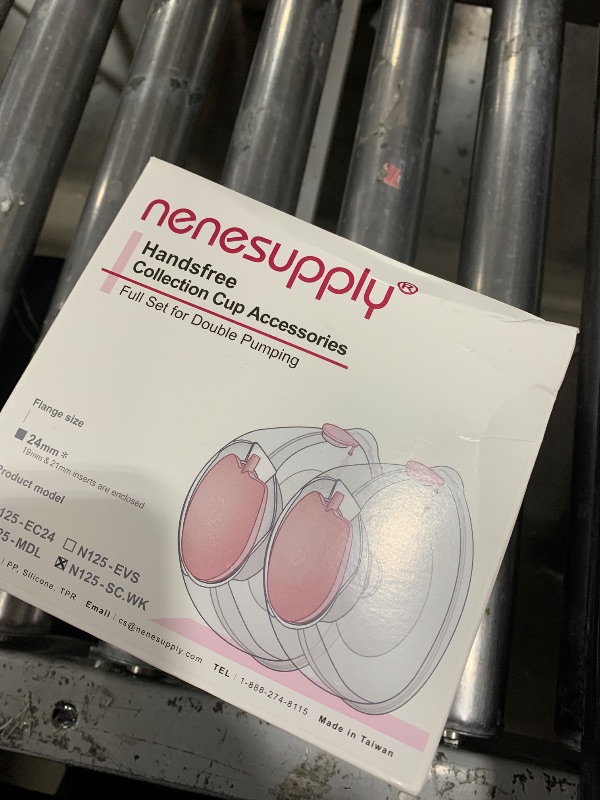 Photo 1 of Nenesupply Handsfree Wearable Breastmilk Collection Cara Cups Caracups Compatible with Spectra S1 S2 9 Plus Breast Pumps 24mm Silicone Flanges Replacement for Spectra Pump Parts 19 21mm Inserts