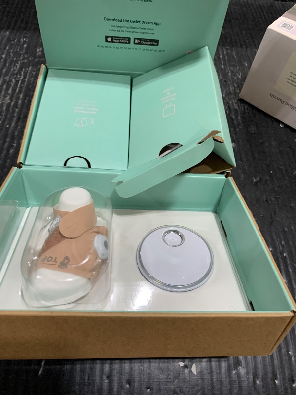 Photo 1 of Owlet Dream Sock® - FDA-Cleared Smart Baby Monitor - Track Live Pulse (Heart) Rate, Oxygen in Infants - Receive Notifications - Dusty rose