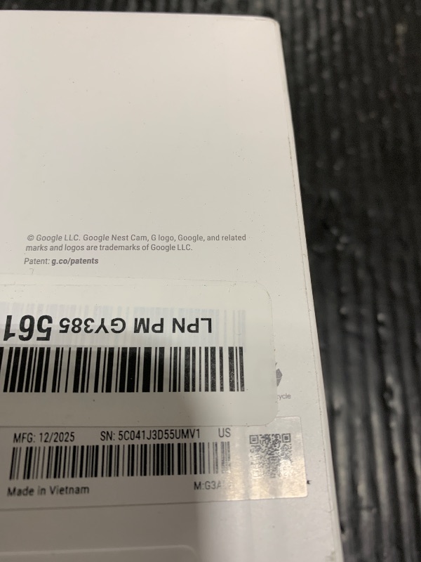 Photo 1 of Google Nest Cam Outdoor or Indoor, Battery - 2nd Generation - 1 Pack