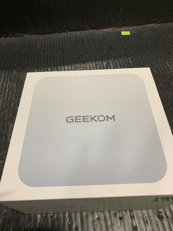 Photo 1 of GEEKOM A6 Mini PC with AMD Ryzen 7 6800H, 16GB DDR5 RAM (Upgradable, Not LPDDR), 1TB PCIe 4.0 NVMe SSD, Compact Aluminium Design Windows 11 Pro Desktop Computer with USB4/8K/Wi-Fi 6E/BT 5.2/SD Slot