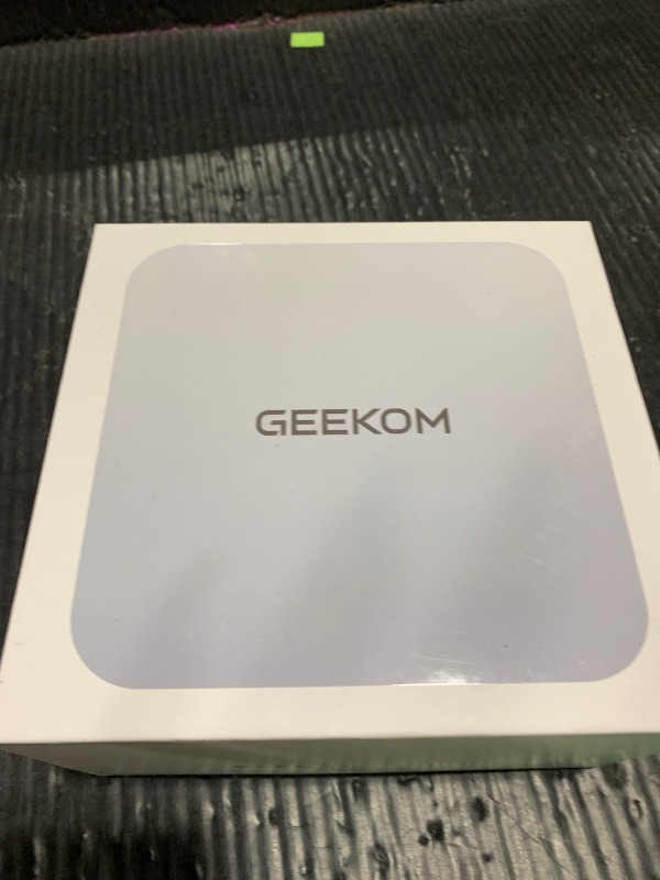 Photo 1 of GEEKOM A6 Mini PC with AMD Ryzen 7 6800H, 16GB DDR5 RAM (Upgradable, Not LPDDR), 1TB PCIe 4.0 NVMe SSD, Compact Aluminium Design Windows 11 Pro Desktop Computer with USB4/8K/Wi-Fi 6E/BT 5.2/SD Slot