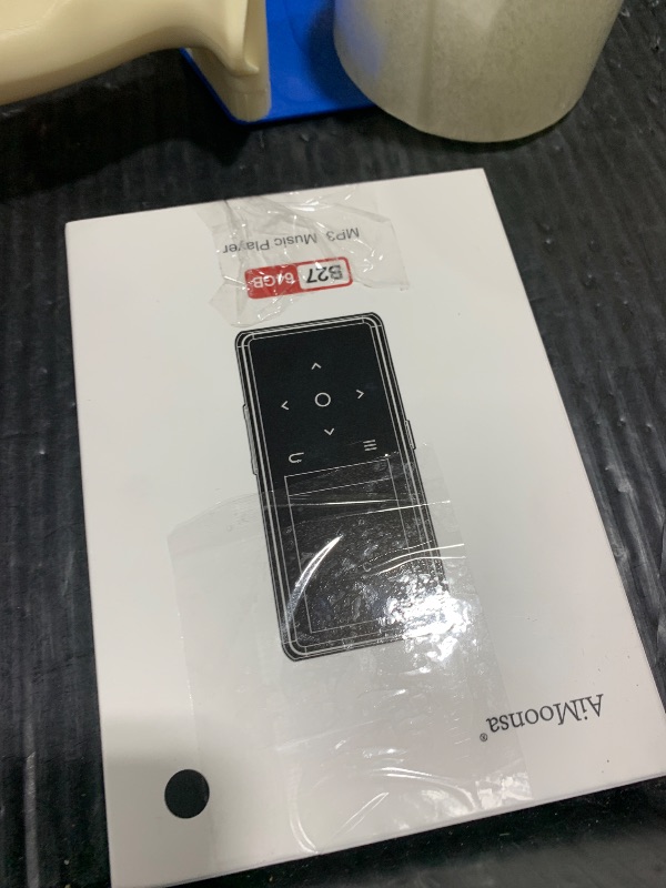 View 2 of 64GB MP3 Player with Bluetooth 5.2, AiMoonsa Music Player with Built-in HD Speaker, FM Radio, Voice Recorder, HiFi Sound, E-Book, Earphones Included