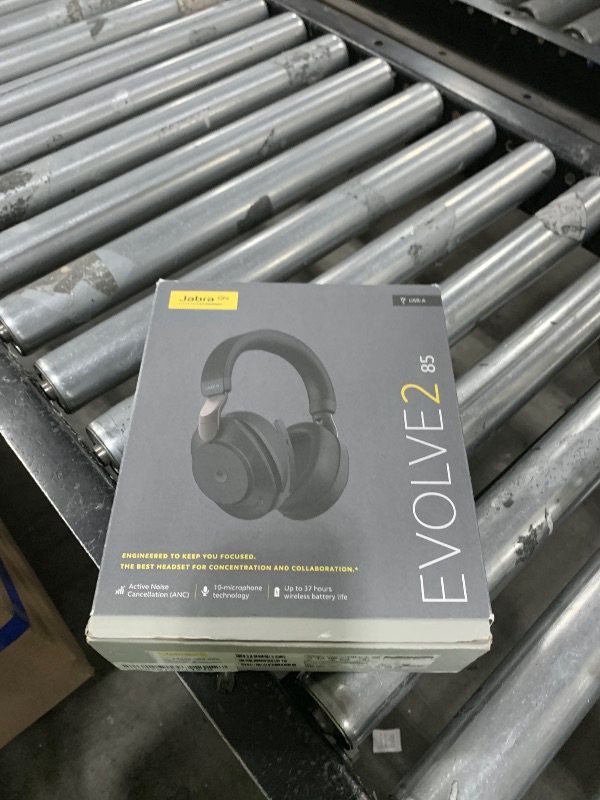 Photo 1 of Jabra Evolve2 85 - USB-A MS Teams Stereo - Black Wireless Headset/Music Headphones Black