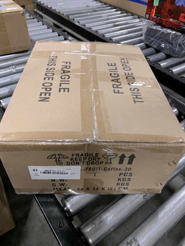 Photo 1 of Fanousek Mid Century Ceiling Light, 11.8 Inches Glass Semi Flush Mount Ceiling Light Retro Small Chandelier Mid Century Vintage Modern Coffee Glass Overhead Lighting E26