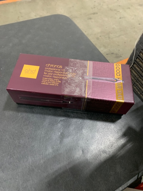 Photo 1 of ghd Chronos Styler - 1” Smart Flat Iron Hair Straightener with HD Motion-Responsive Technology, Faster Styling, 24-Hour Results, More Shine, Less Frizz & No Heat Damage - Limited Edition Cherry Chic