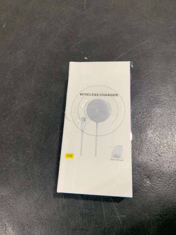 Photo 1 of [Apple MFi Certified]Magnetic Wireless iPhone Charger Magsafe Charger,6FT 15W Fast Phone Charging Pad Wireless Magnetic Charge for iPhone 17/17Air/16 Pro Max/16 Plus/15 Pro Max/14/13/12/AirPods3/2/Pro