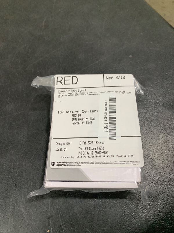 Photo 1 of 10 in 1 Smart Air Quality Monitor Indoor,Carbon Monoxide Monitoring,Co2 Detector,Professional Air Quality Test Kit with CO2 | CO | TVOC | HCHO | Temp | AQI | PM2.5 | PM0.3 | PM10